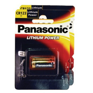 CR123A 3V lithium battery- DIFF - 920034  - (X2)