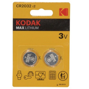 Lithium batteries CR2032 KODAK- DIFF - 920037  - (X2)