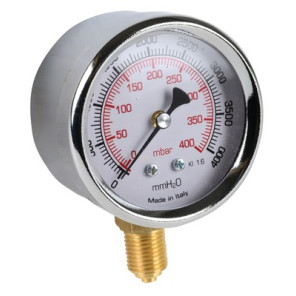 Gas manometer 0 to 400bars ø 63mm m1/4"- DIFF - 901478
