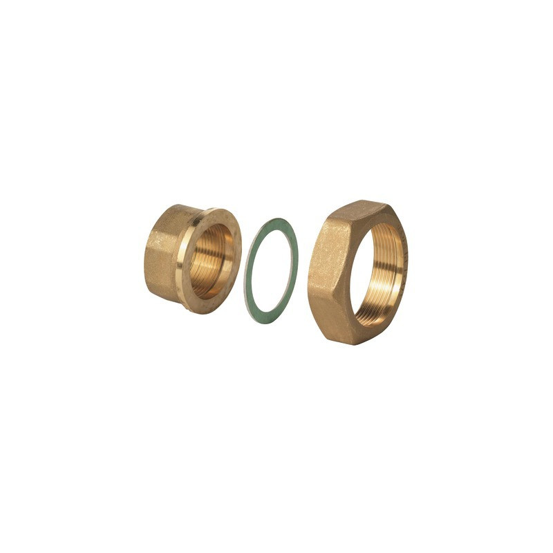 Set of 2 brass fittings dn25 (ecs)- SIEMENS - ALG253B  - (X3)
