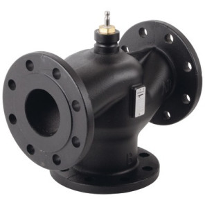 3 ways valve with flange fitting PN10 DN80 KVS100- SIEMENS - VXF32.80-100
