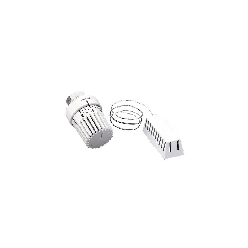 Thermostatic head Uni LH with remote sensor M30 1.5 white- OVENTROP - 1011665