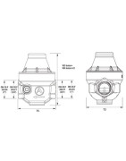 Isobar water pressure reducer FF 3/4 composite cover ISO20FCC- ITRON - ISO20FCCMG