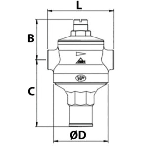 Rinox pressure reducing valve in 1 NF- RBM - 510670