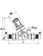 RinoxPlusSmart Pressure reducing valve 1/2"- RBM - 29090400