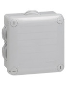 Boite de dérivation carrée PLEXO Ø105x105x55 grise- LEGRAND - 092022