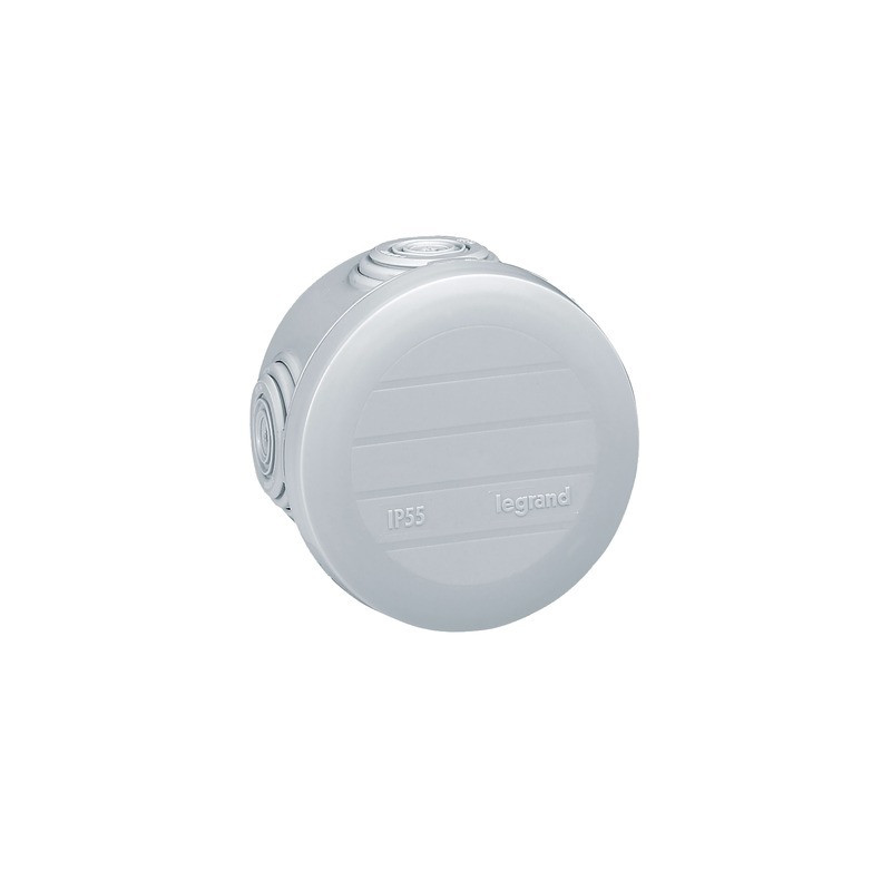 Boite de dérivation ronde PLEXO Ø60 grise- LEGRAND - 092001