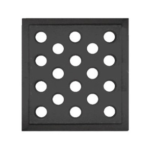 Cast iron grille for fireplaces 160x160mm- DIFF - 150564