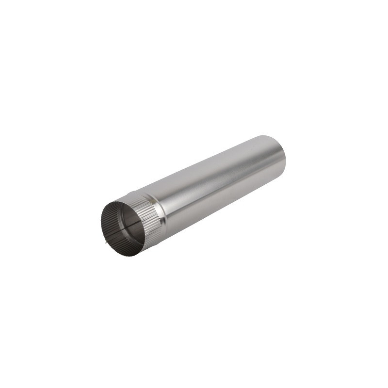 Aluminium pipe Ø125mm x 1.00m- ISOTIP JONCOUX - 011012