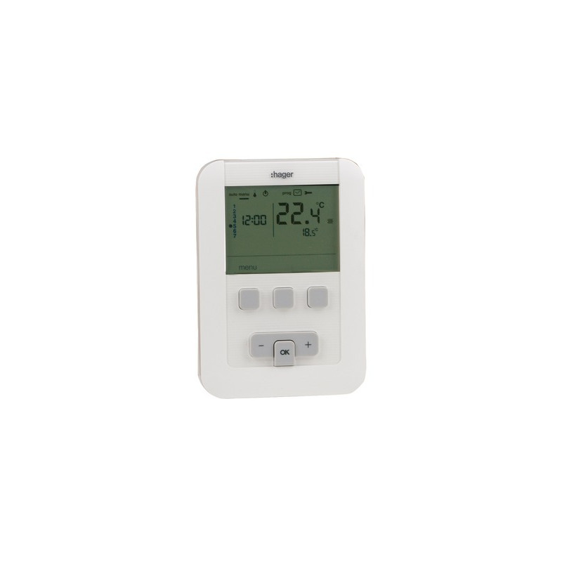 Programmable thermostat hager ek520 batteries lr6- HAGER - EK520