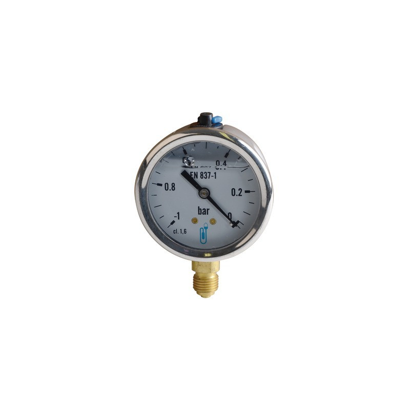 Vacuum gauge round dial -1 0 bars ø63mm m1/4"- DIFF - 902424