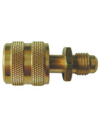 Straight coupling 1/4" male flare-fitting- GALAXAIR - SO-14M516F