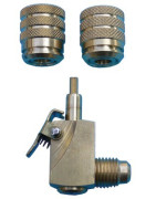 Angled self-sealing quick-connecting coupling- GALAXAIR - QCE-14516