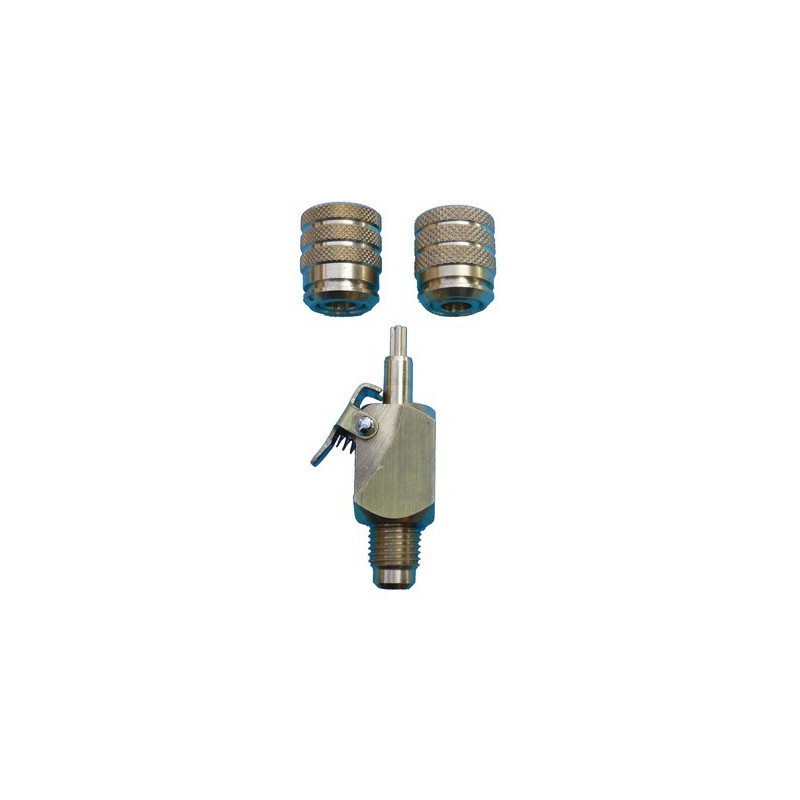 Quick-connecting self-sealing straight coupling M1/4" x F5/16"- GALAXAIR - QCS-14516