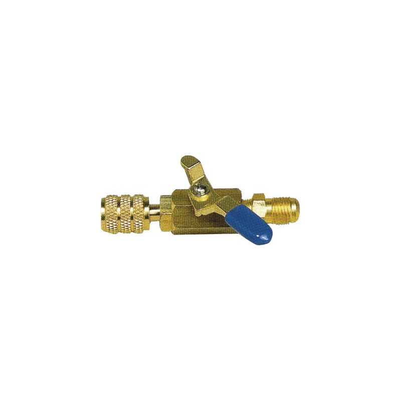 Blue valve M1/4" x F1/4"- GALAXAIR - SA-14M14F-B