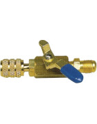 Blue valve M1/4" x F1/4"- GALAXAIR - SA-14M14F-B