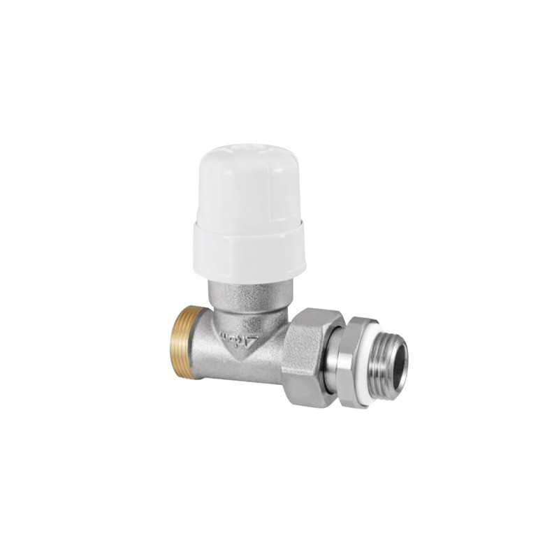Convertible straight radiator valve body male 1/2 RFS (built-in seal on connector)- RBM - 490400