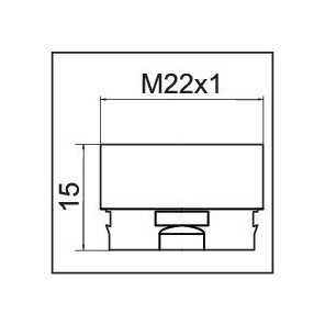 Adapter for CLINIC SNAP M22x1 aerator- NEOPERL - 1437190
