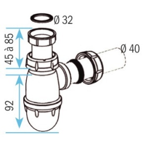Siphon- NICOLL - 0201022