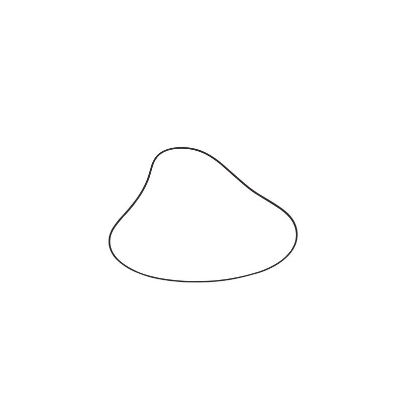 Silicone gasket for flange cover- BIASI - BI1293115