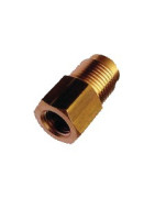 Adapter 1/4" SAE female / 3/8" gas male- JOHNSON CONTROLS - D-1046