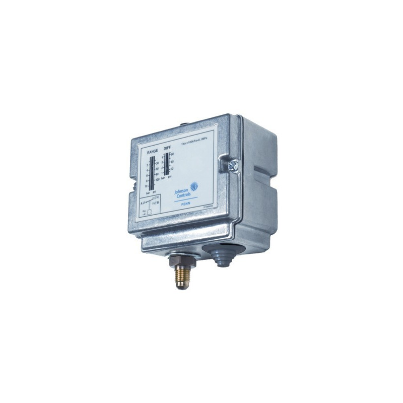 Pressure switch, low pressure STY5 1/4 SAE SPDT contact- JOHNSON CONTROLS - P77AAA-9300