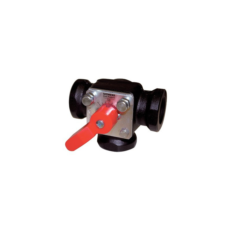 3 way sector valve, PN10, internal thread- SIEMENS - VBI31.25