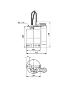 Unilift pump unilift kp350-av-1 1x220-240v5- GRUNDFOS - 013N1400