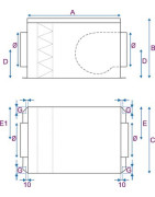 Box MINIBLUE 125- CALADAIR - CET018076