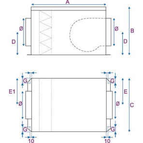 Box MINIBLUE 160- CALADAIR - CET018081