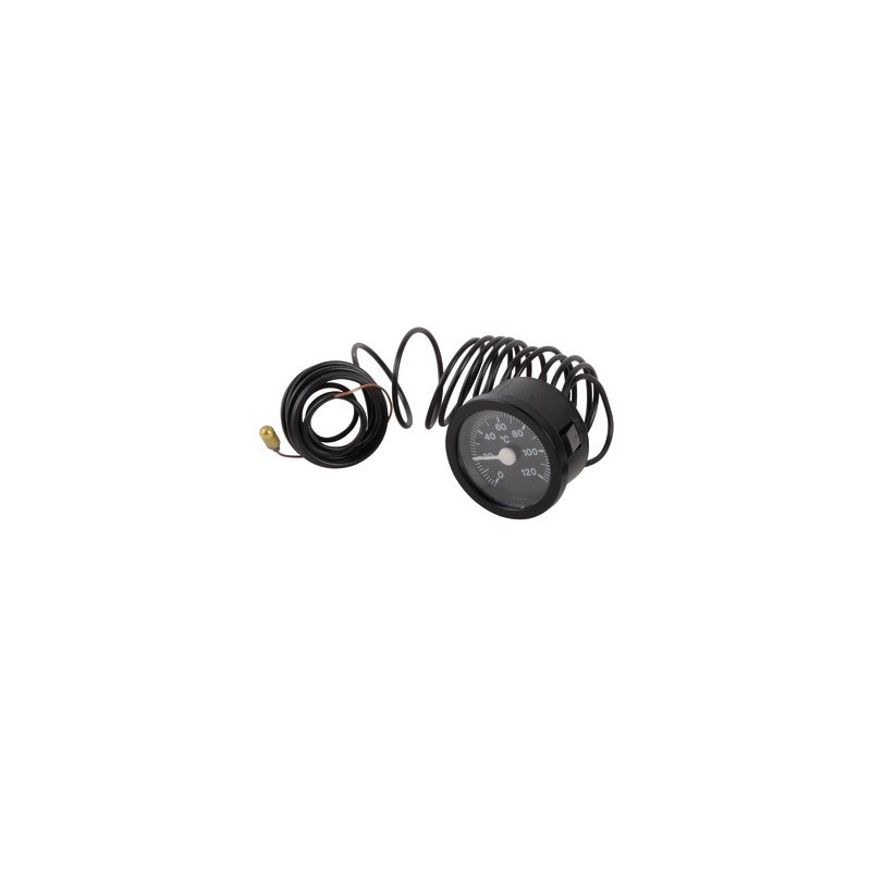 Thermomete r round dial 0° +120°c ø58mm cap3000- DIFF - 606022