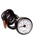 Thermomete r round dial 0° +120°c ø58mm cap900- DIFF - 606041