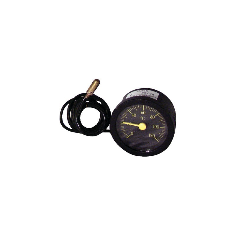 Thermomete r round dial 0° +120°c ø43mm cap1500- DIFF - 606043