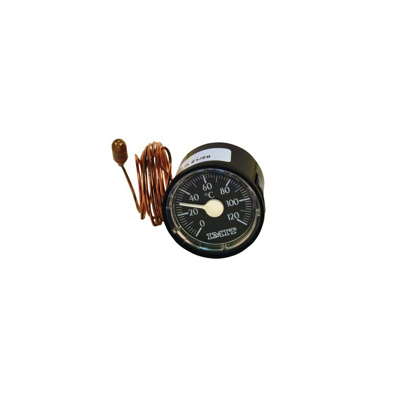 Thermomete r round dial 0° - +120°c ø43mm cap1000- DIFF - 606051