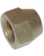 Brass cap flare fitting F1/4"- DIFF - 608161  - (X6)