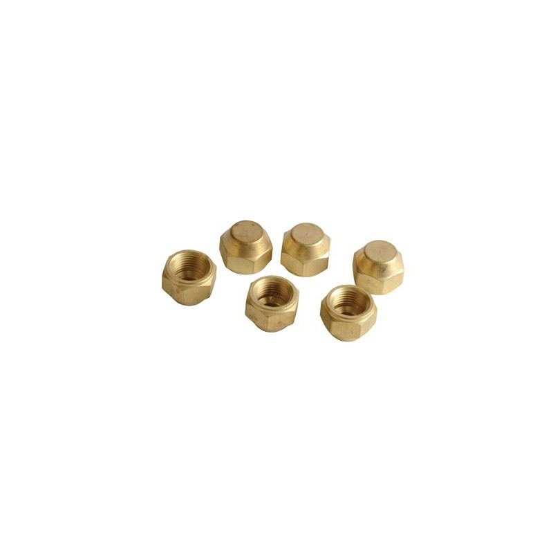 Brass cap flare fitting F3/8"- DIFF - 608163  - (X6)