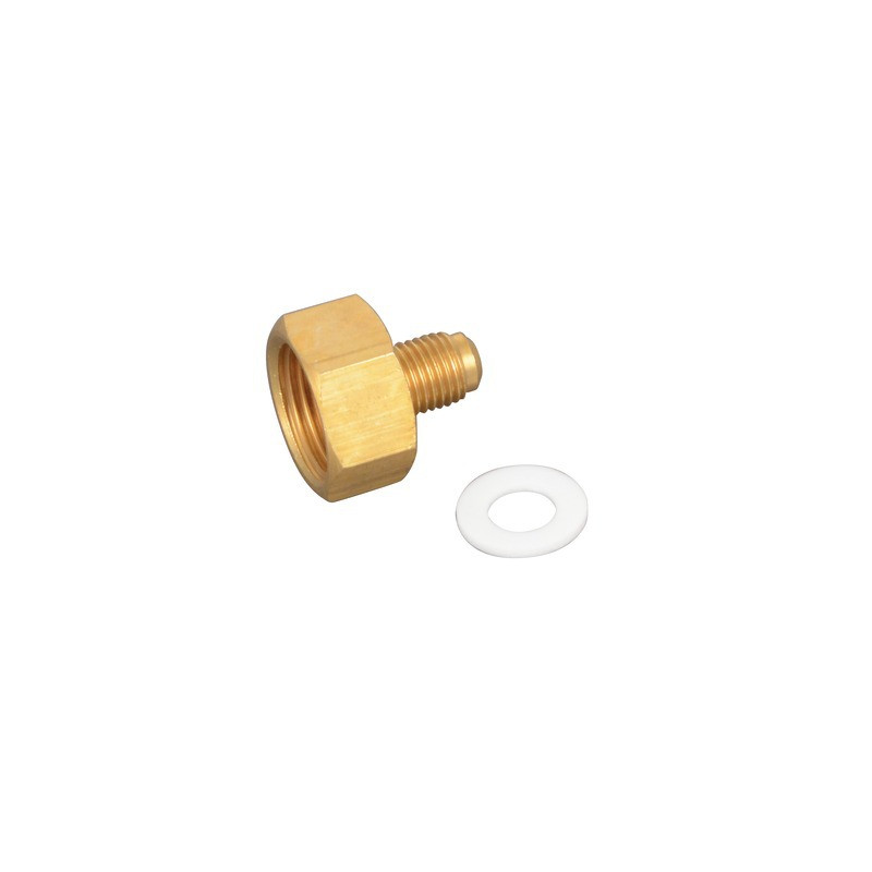 Bottle connector M1/4" flare x F18 x 150- DIFF - 609002