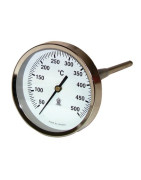 Round smoke thermometer 50 to 500°c Ø80mm probe 15- DIFF - 902040