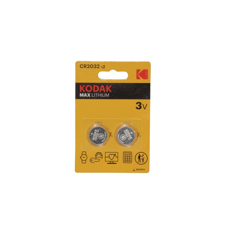 Lithium batteries CR2032 KODAK- DIFF - 920037  - (X2)