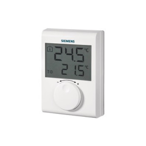 Electronic room thermostat, LCD, setting knob- SIEMENS - RDH100