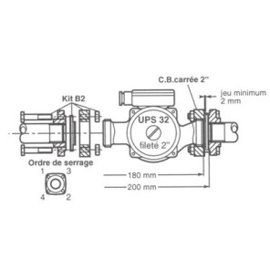 Replacement kit b2 (up26)- GRUNDFOS - 00GF2770
