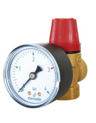 Heating valve with manometer FF15x21 / FF1/2- DIFF - 100014 Heating valve with manometer FF15x21 / FF1/2- DIFF - 100014