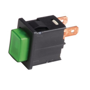 Pushbutton L4 N/GREEN- DIFF pour De Dietrich Chappée - V15804542