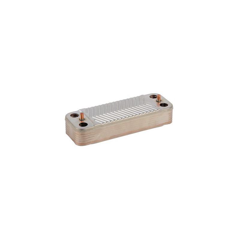 Domestic hot water exchanger 14 plates- DIFF pour De Dietrich Chappée - 711613000