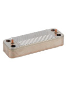 Domestic hot water exchanger 14 plates- DIFF pour De Dietrich Chappée - 711613000