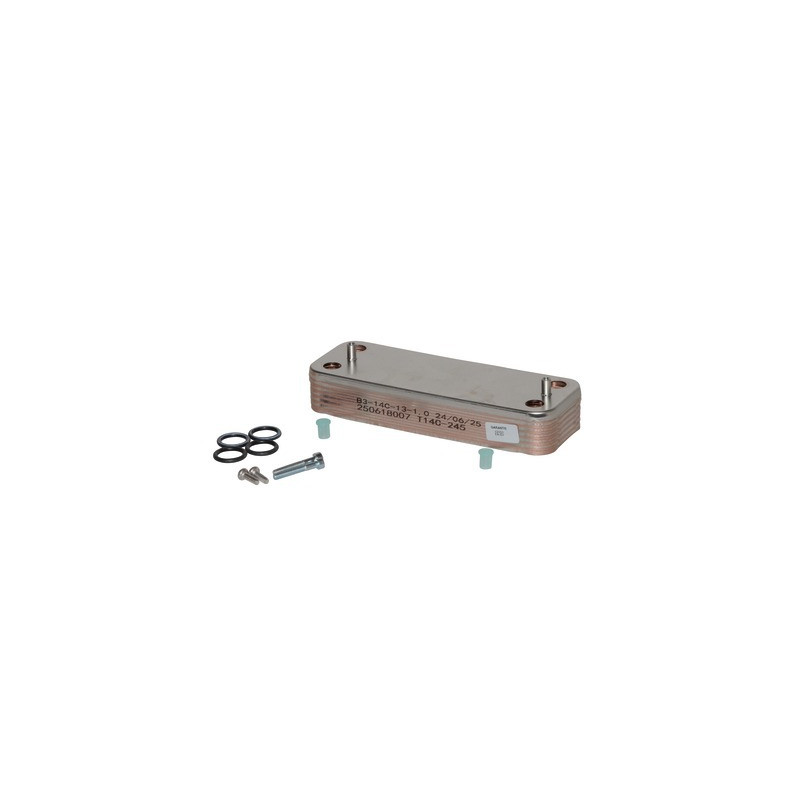 Heat exchanger 12 plates - DIFF pour De Dietrich Chappée - 711612800