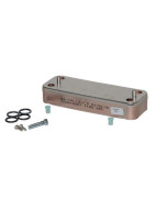 Heat exchanger 12 plates - DIFF pour De Dietrich Chappée - 711612800