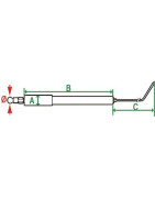 Ignition electrode NOXTRONIC- DIFF pour ELM Leblanc - BOA0056A30001 Ignition electrode NOXTRONIC- DIFF pour ELM Leblanc - BOA0056A30001