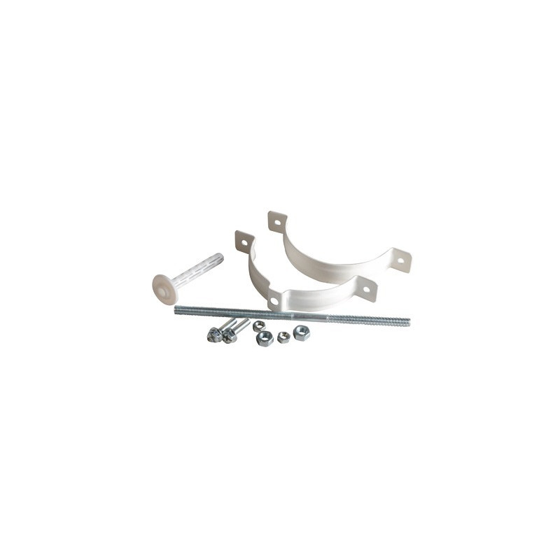 White fastening clamp with dowel pin- UBBINK - 308410