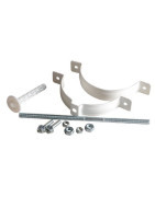 White fastening clamp with dowel pin- UBBINK - 308410
